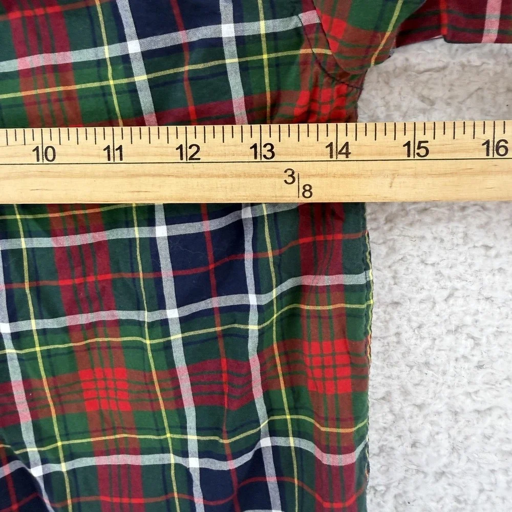 Ralph Lauren Shirt Kids 7 Multicolor‎ Plaid Long Sleeve Button Up Stretch Cotton